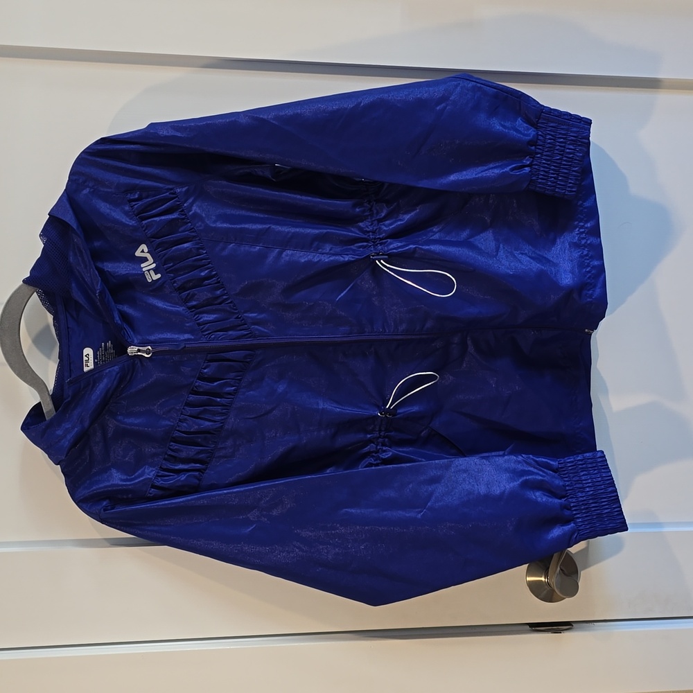 FILA SPORT‎ |Fila Women's Anorak Windbreaker Jacket Mesh Full Zip Hooded| Size M